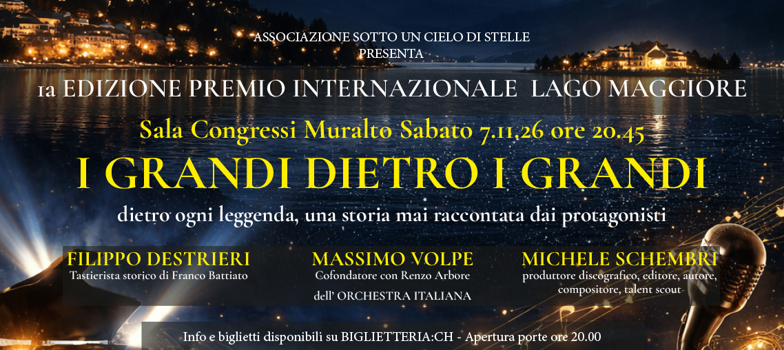I GRANDI DIETRO I GRANDI