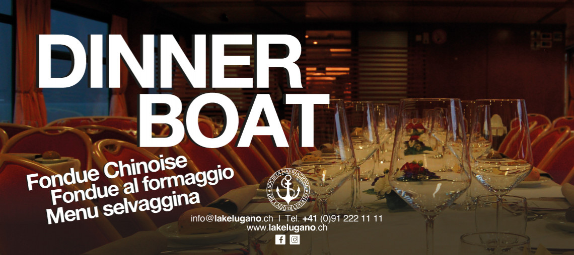 Crociera Dinner Boat - selvaggina e fondue 02.12.2023