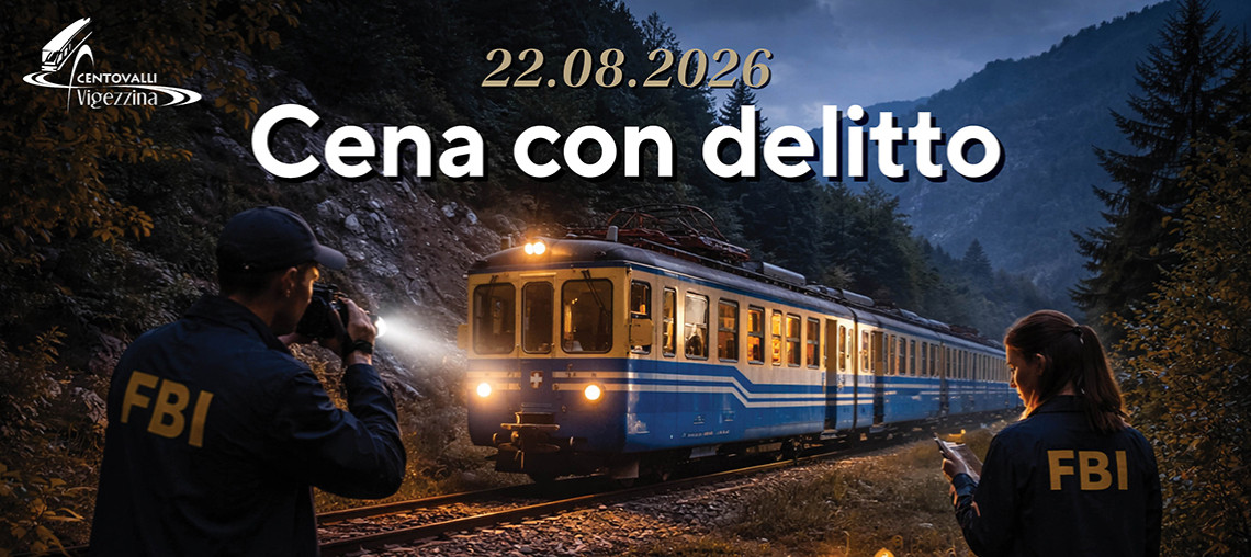 Treno Storico: cena con delitto
